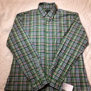 BNWT Polo Ralph Lauren button up XL Green